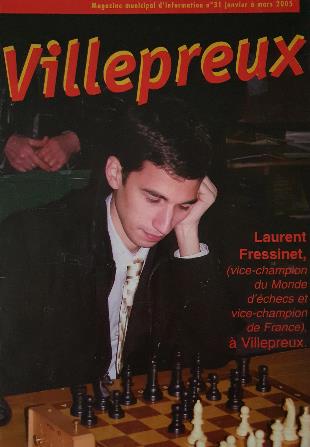Laurent Fressinet, Grand Maître International depuis 2000, a joué contre 20 joueurs en simultané au Téléthon de 2004